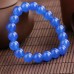 Браслет з натурального каменю Синій Кварц