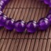 Браслет з натурального каменю Темно-фіолетовий Кварц