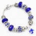 Браслет с шармами Drum синий