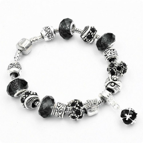 Браслет Pandora Owl чорний