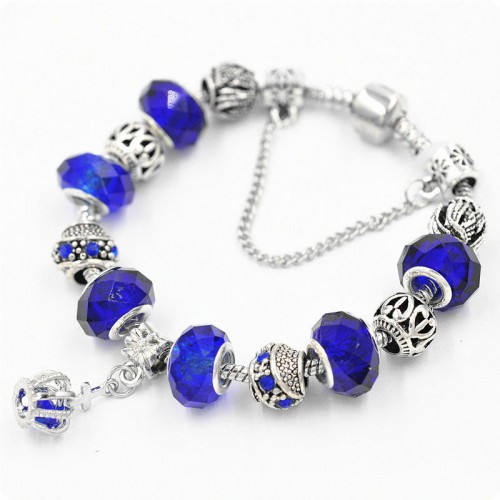 Браслет Pandora King синій