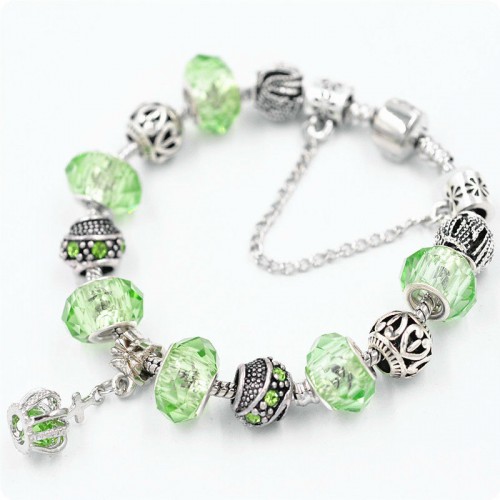 Браслет Pandora King зелений