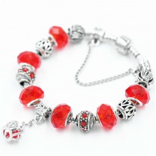 Браслет Pandora King червоний