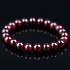 Браслет з натурального каменю Гранат