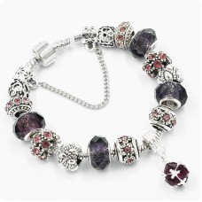 Браслет Pandora Shine фіолетовий