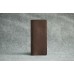 Шкіряне портмоне CARNEM lark dark-brown porte-monnaie коричневе