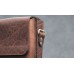 Кожаная мужская сумка CARNEM dark brown Shoulder bag темно-коричневая