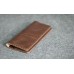 Шкіряне портмоне CARNEM lark dark-brown porte-monnaie коричневе