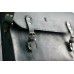 Кожаный мужской портфель CARNEM dark blue briefcase серо-синий
