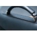 Жіноча шкіряна сумка CARNEM rippled black SCALE bag чорна