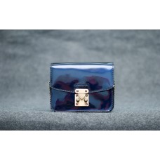 Женская кожаная сумка CARNEM my precious dark blue темно-синяя