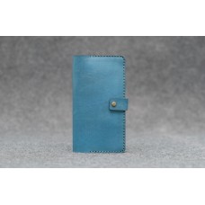 Шкіряне портмоне CARNEM blue PORTE-MONNAIE блакитне