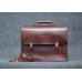 Кожаный мужской портфель CARNEM classic briefcase коричневый
