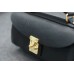 Женская кожаная сумка CARNEM black SCALE bag черная