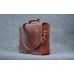 Кожаный мужской портфель CARNEM classic briefcase коричневый