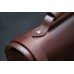 Кожаный мужской портфель CARNEM classic briefcase коричневый