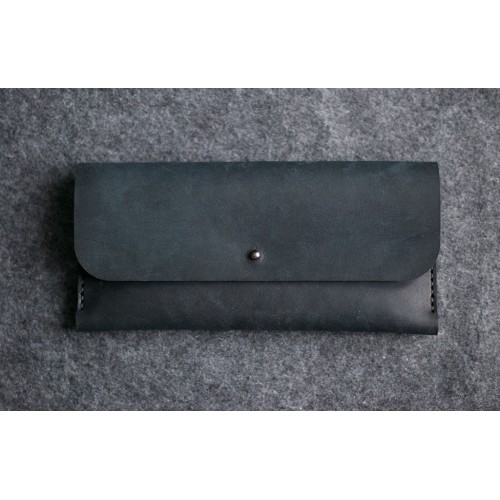 Шкіряний гаманець CARNEM blue wallet синій