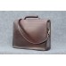 Шкіряний портфель CARNEM dark brown briefcase темно-коричневий