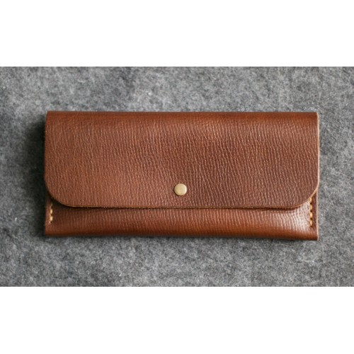 Шкіряний гаманець CARNEM brown wallet (structural) коричневий