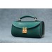 Женская кожаная сумка CARNEM green SCALE bag зеленая