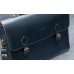 Кожаный мужской портфель CARNEM blue briefcase синий