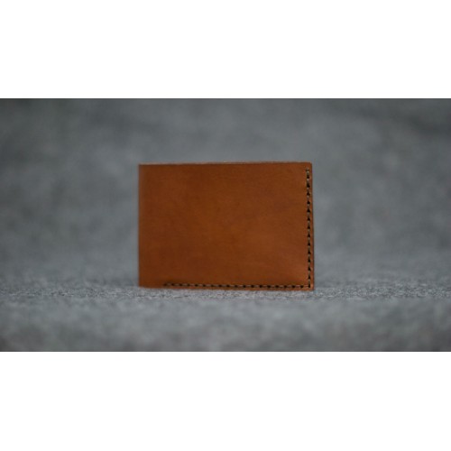 Кожаный кошелек CARNEM classic men's brown wallet коричневый