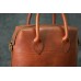 Шкіряна сумка CARNEM tote bag cognac коньяк