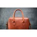 Шкіряна сумка CARNEM tote bag cognac коньяк