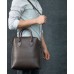 Шкіряна сумка CARNEM tote bag brown коричнева