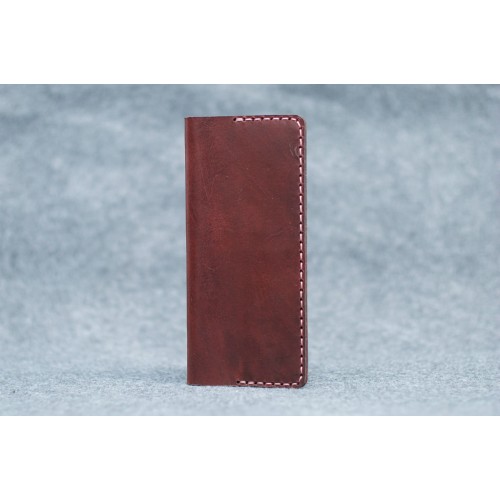 Шкіряне портмоне CARNEM lark vinous porte-monnaie бордове