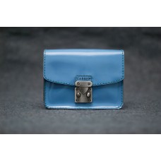 Женская кожаная сумка CARNEM my precious blue синяя