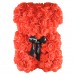 Ведмідь з троянд Teddy Bear red червоний 23см в подарунковій коробці