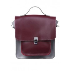 Сумка DEKEY 1.0 Емануель Сірий+Марсала