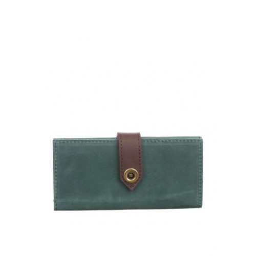 Портмоне DEKEY 13.4 Горіх+Смарагд