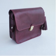 Сумка шкіряна DEKEY Емма плюс 2.0 марсала