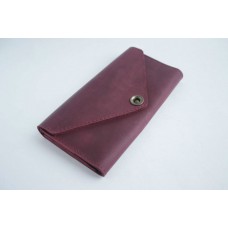 Портмоне кожаное DEKEY 15.2 марсала