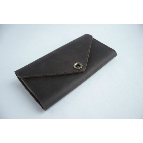 Портмоне кожаное DEKEY 15.2 орех