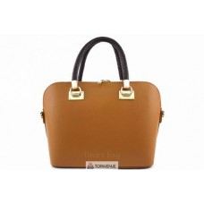 Жіноча шкіряна сумка Camelia (M8937) коньячна