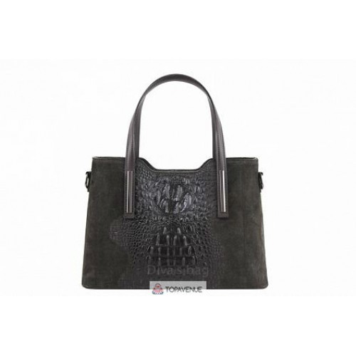 Женская кожаная сумка Maurine (M8955) темно-серая