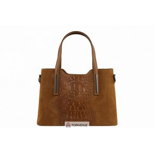 Жіноча шкіряна сумка Maurine (M8955) коньячна