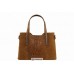 Жіноча шкіряна сумка Maurine (M8955) коньячна