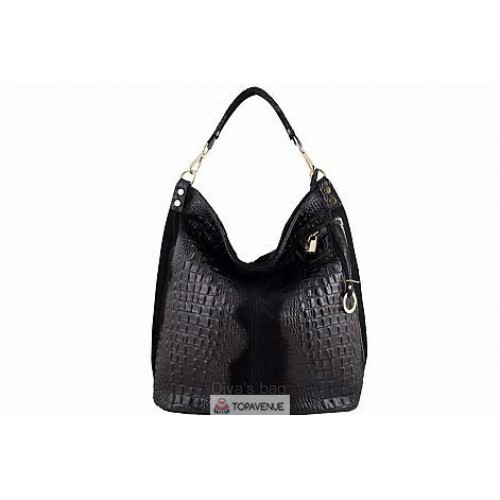 Жіноча шкіряна сумка Luisa (S6983) чорна