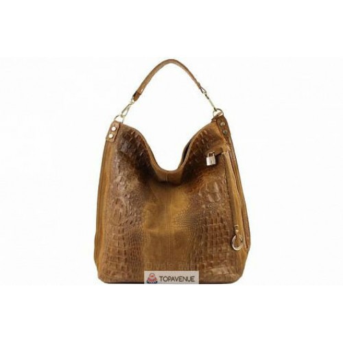 Женская кожаная сумка Luisa (S6983) коньячная