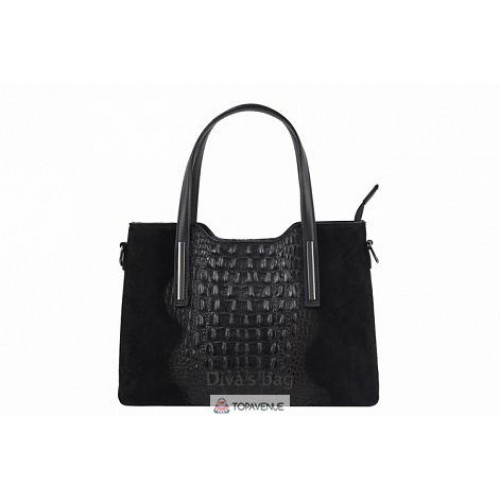 Женская кожаная сумка Maurine (M8955) черная