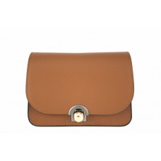 Женская кожаная сумка Dina (TR114) коньячная