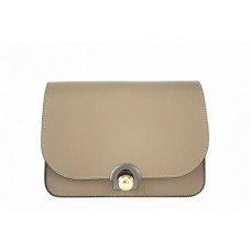 Женская кожаная сумка Dina (TR114) темно-бежевая