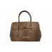 Женская кожаная сумка GLORIA (M8824) серо-коричневая