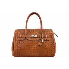 Женская кожаная сумка GLORIA (M8824) коричневая