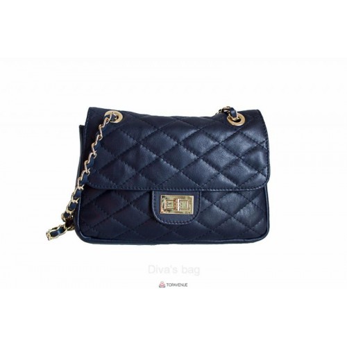 Жіноча шкіряна сумка VALENTINA (TR924) синя