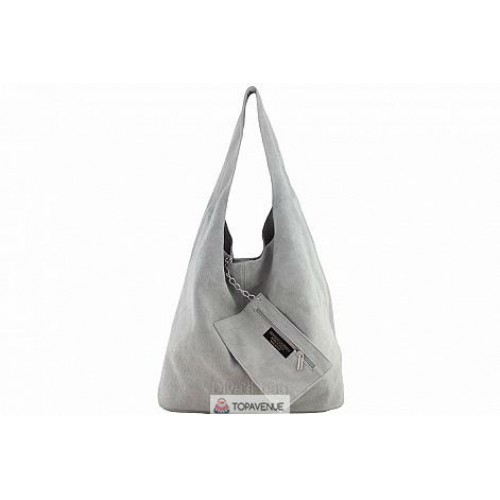 Женская замшевая сумка MONICA (BS15206) серая